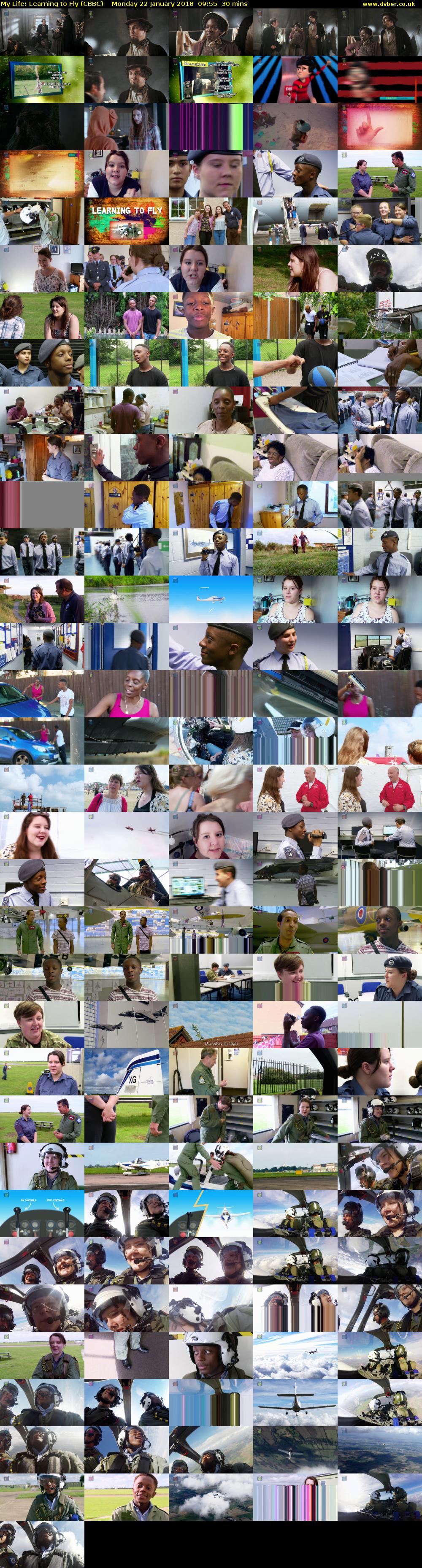 My Life: Learning to Fly (CBBC) Monday 22 January 2018 09:55 - 10:25