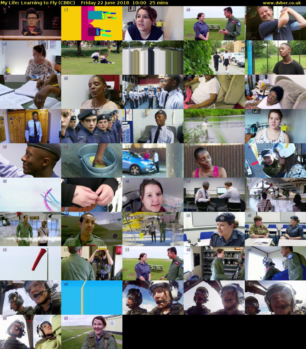 My Life: Learning to Fly (CBBC) Friday 22 June 2018 10:00 - 10:25