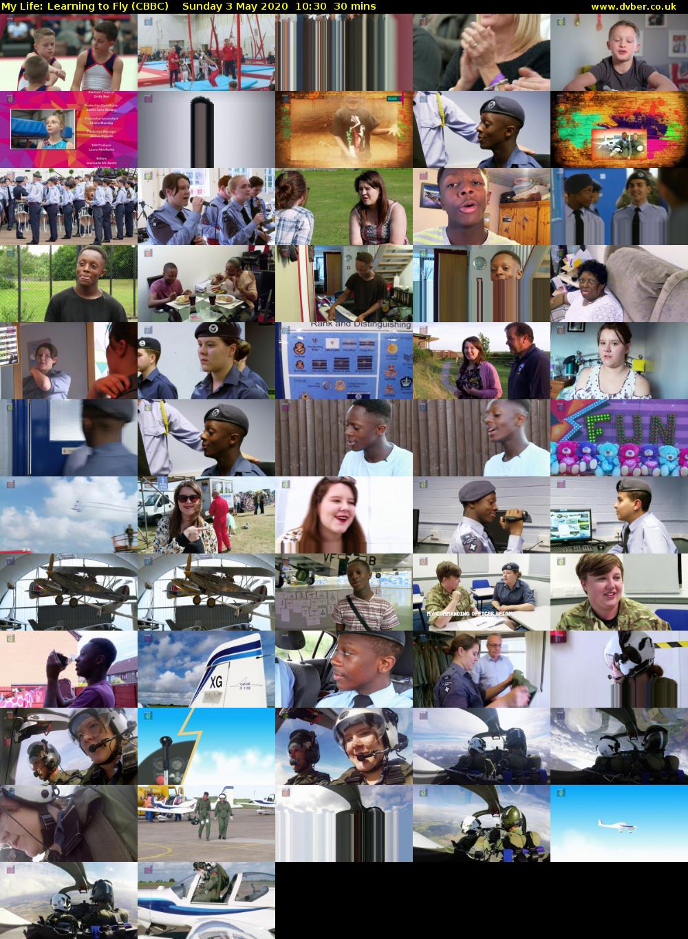 My Life: Learning to Fly (CBBC) Sunday 3 May 2020 10:30 - 11:00