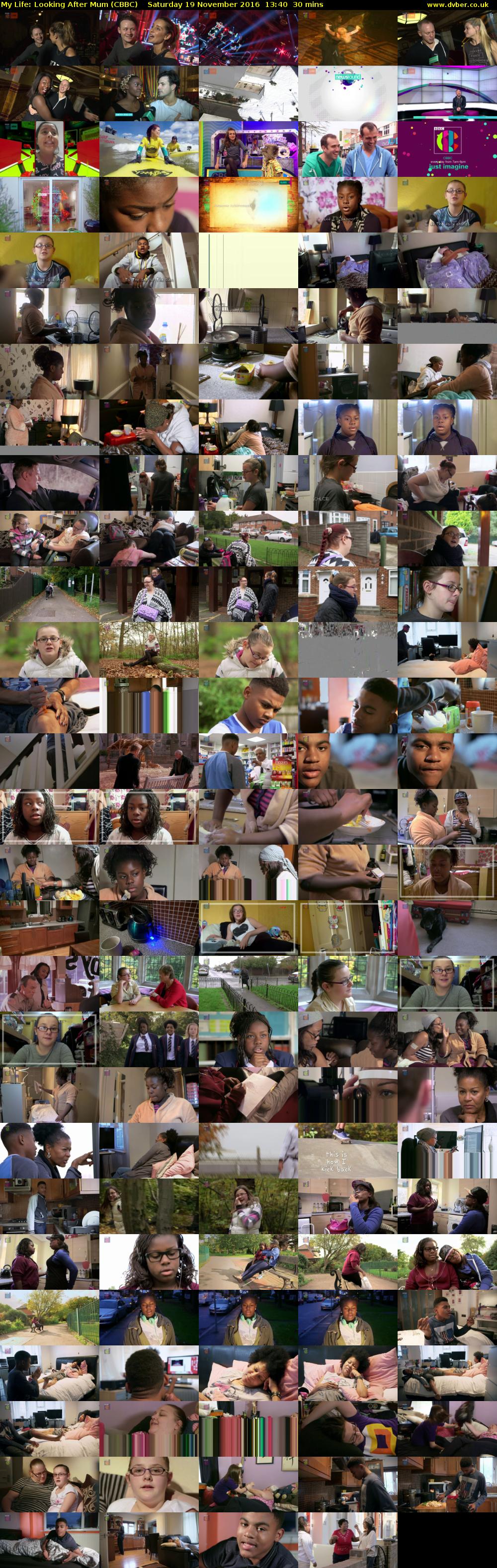 My Life: Looking After Mum (CBBC) Saturday 19 November 2016 13:40 - 14:10