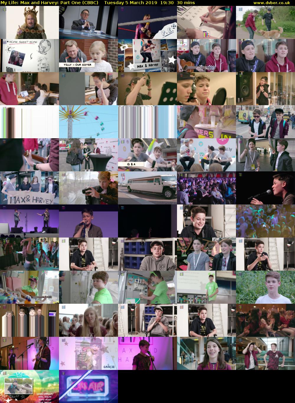 My Life: Max and Harvey: Part One (CBBC) Tuesday 5 March 2019 19:30 - 20:00