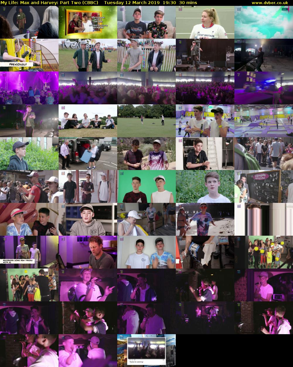 My Life: Max and Harvey: Part Two (CBBC) Tuesday 12 March 2019 19:30 - 20:00