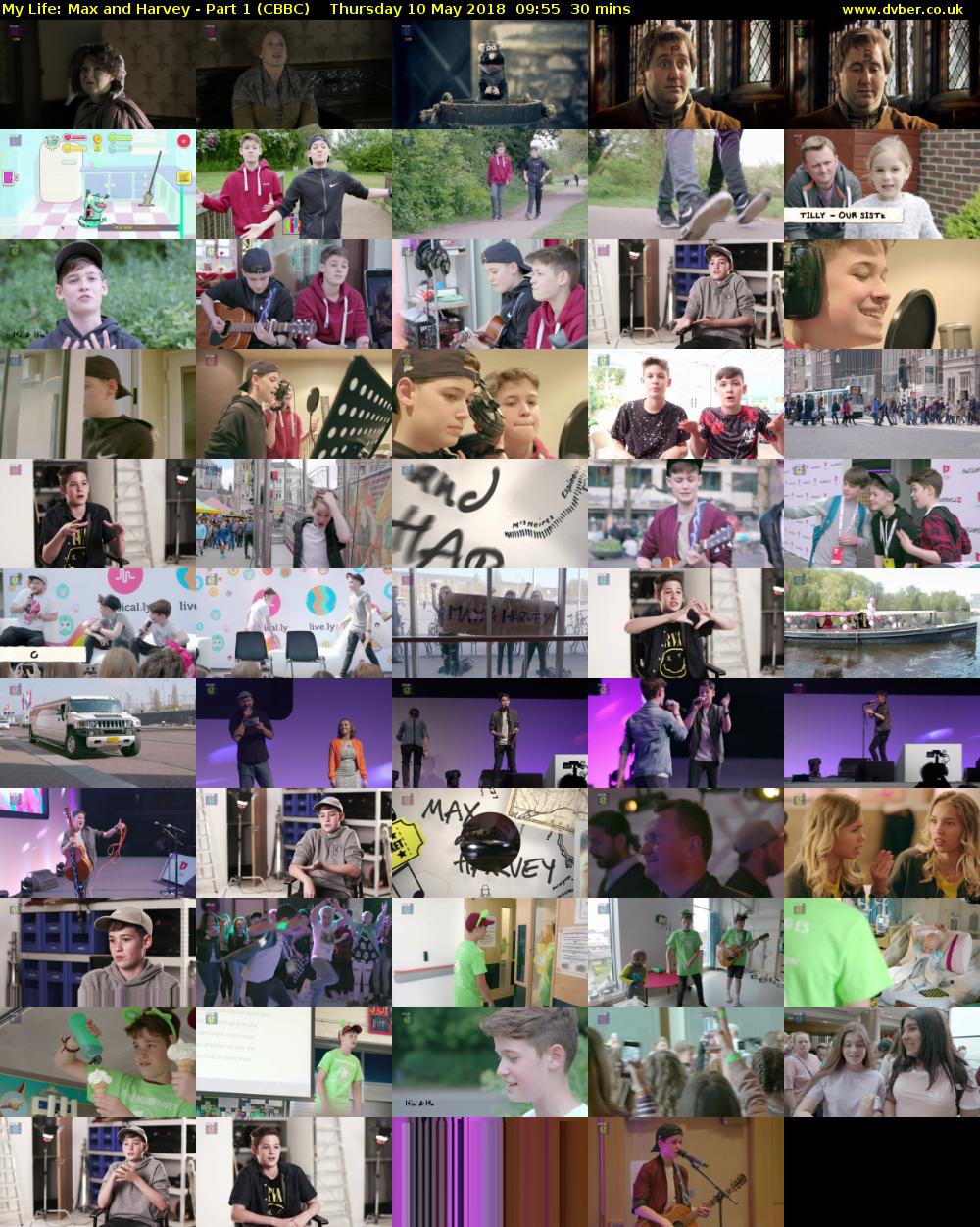 My Life: Max and Harvey - Part 1 (CBBC) Thursday 10 May 2018 09:55 - 10:25