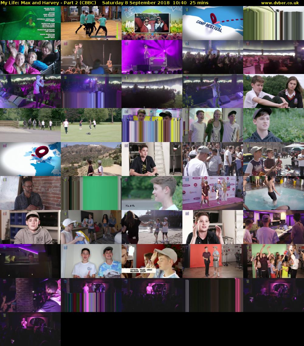 My Life: Max and Harvey - Part 2 (CBBC) Saturday 8 September 2018 10:40 - 11:05