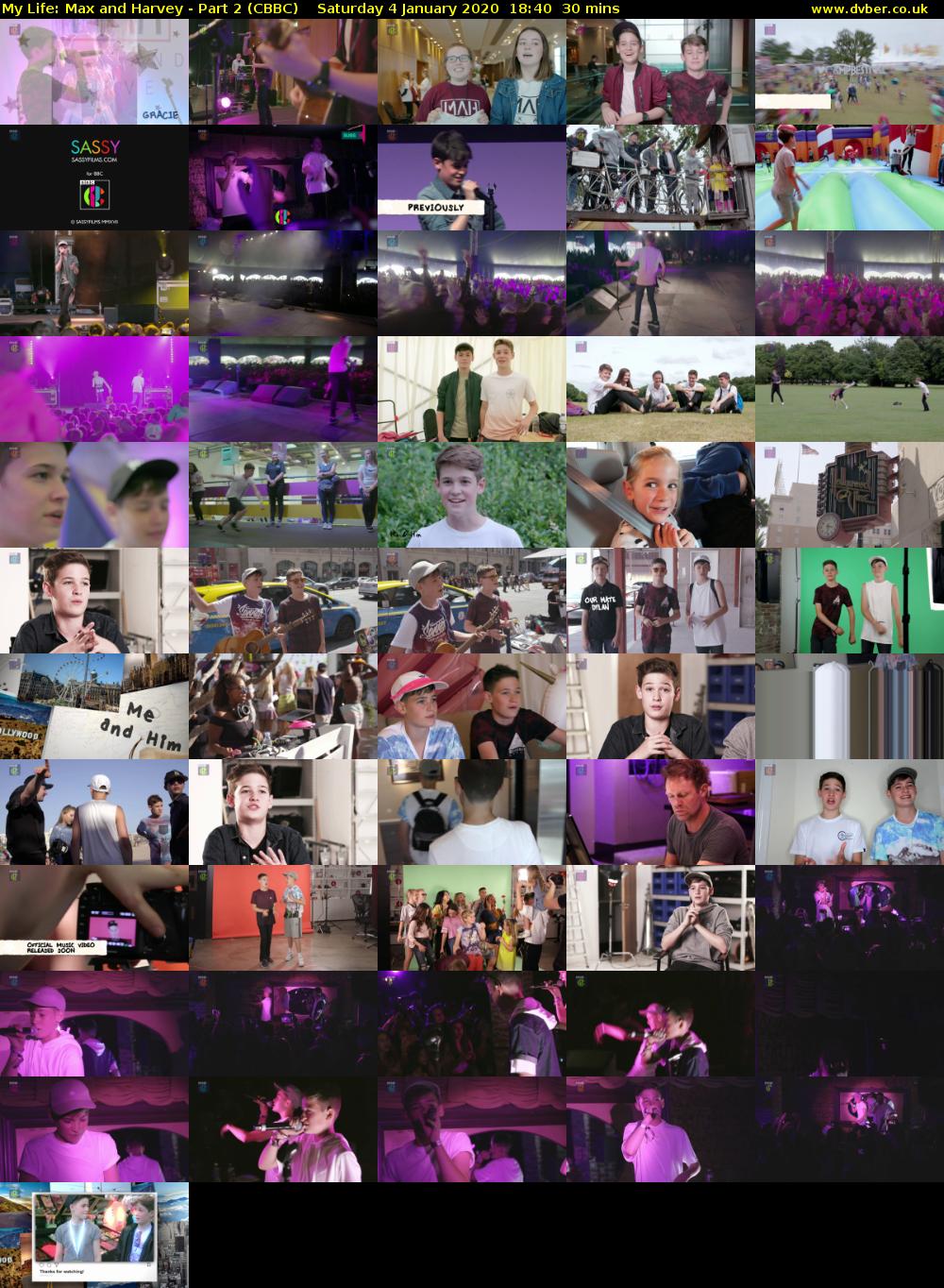 My Life: Max and Harvey - Part 2 (CBBC) Saturday 4 January 2020 18:40 - 19:10