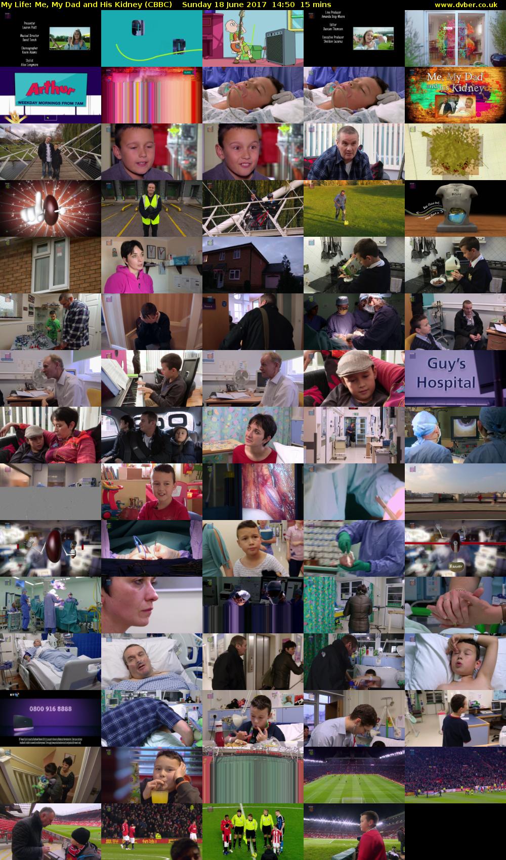 My Life: Me, My Dad and His Kidney (CBBC) Sunday 18 June 2017 14:50 - 15:05