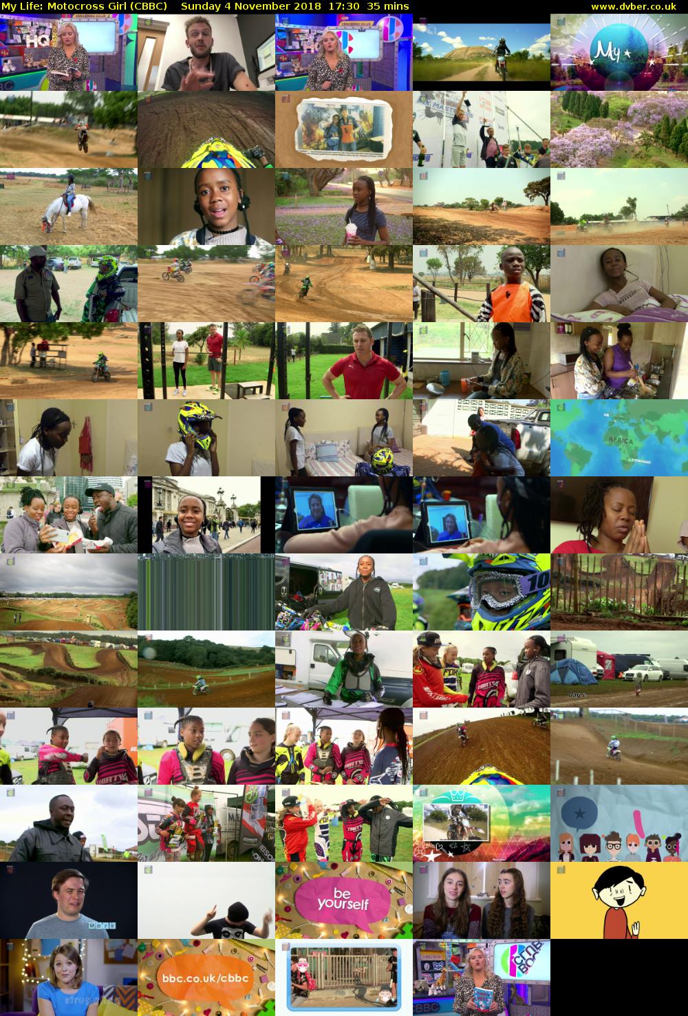 My Life: Motocross Girl (CBBC) Sunday 4 November 2018 17:30 - 18:05