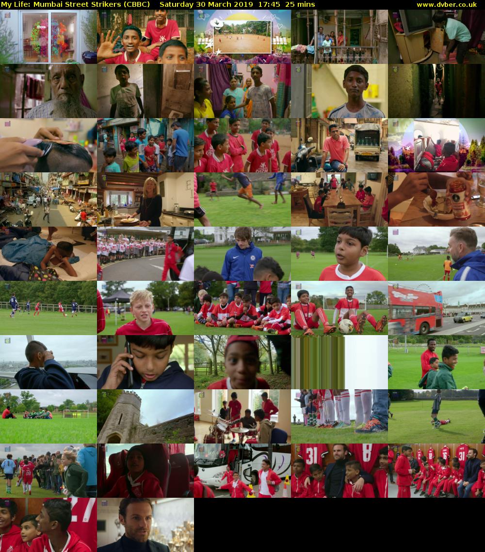 My Life: Mumbai Street Strikers (CBBC) Saturday 30 March 2019 17:45 - 18:10