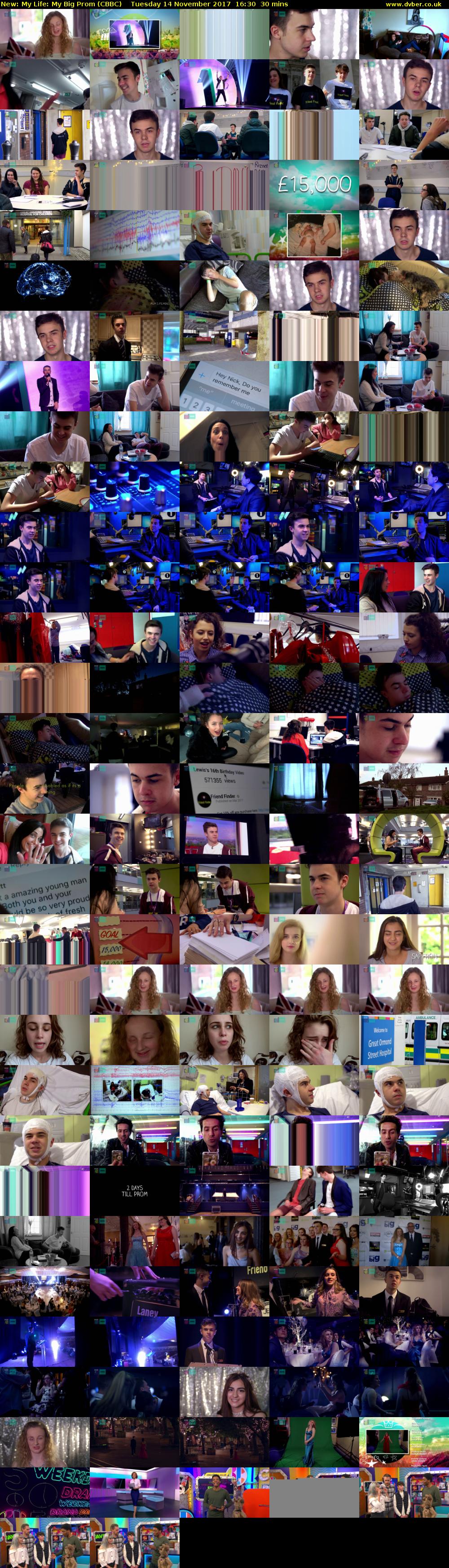My Life: My Big Prom (CBBC) Tuesday 14 November 2017 16:30 - 17:00