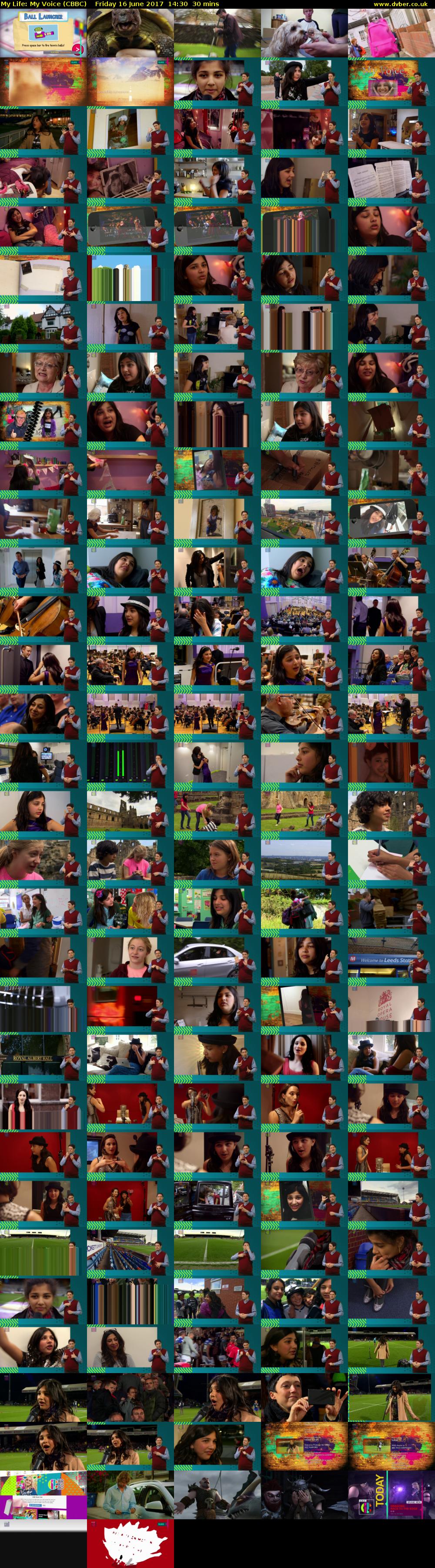 My Life: My Voice (CBBC) Friday 16 June 2017 14:30 - 15:00