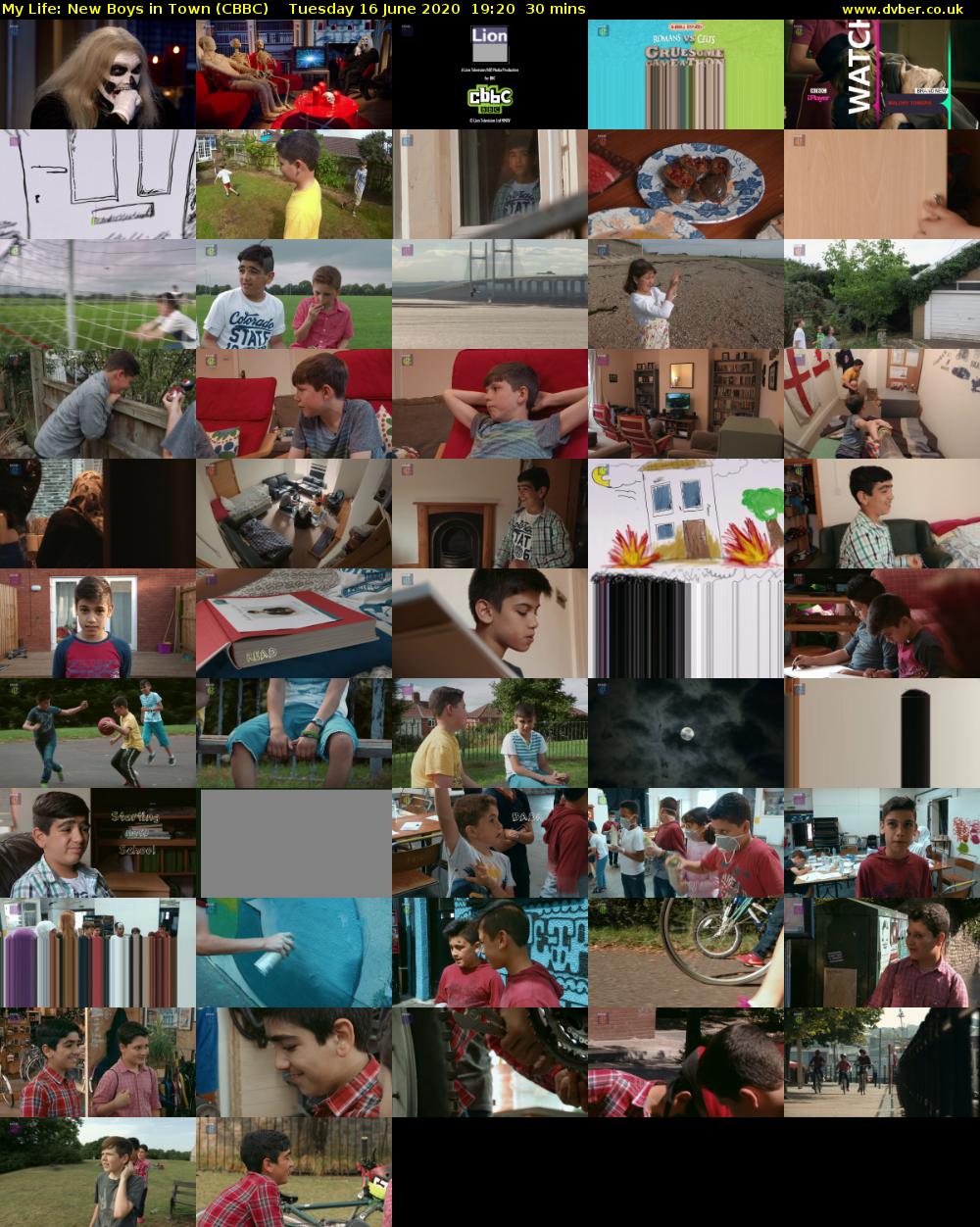 My Life: New Boys in Town (CBBC) Tuesday 16 June 2020 19:20 - 19:50