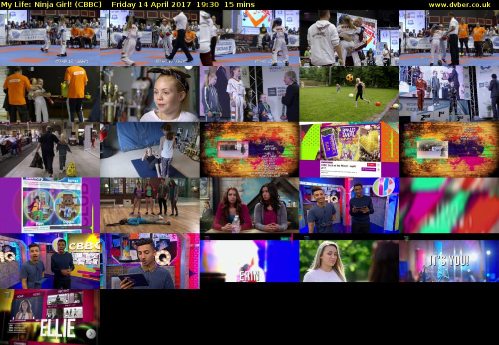 My Life: Ninja Girl! (CBBC) Friday 14 April 2017 19:30 - 19:45