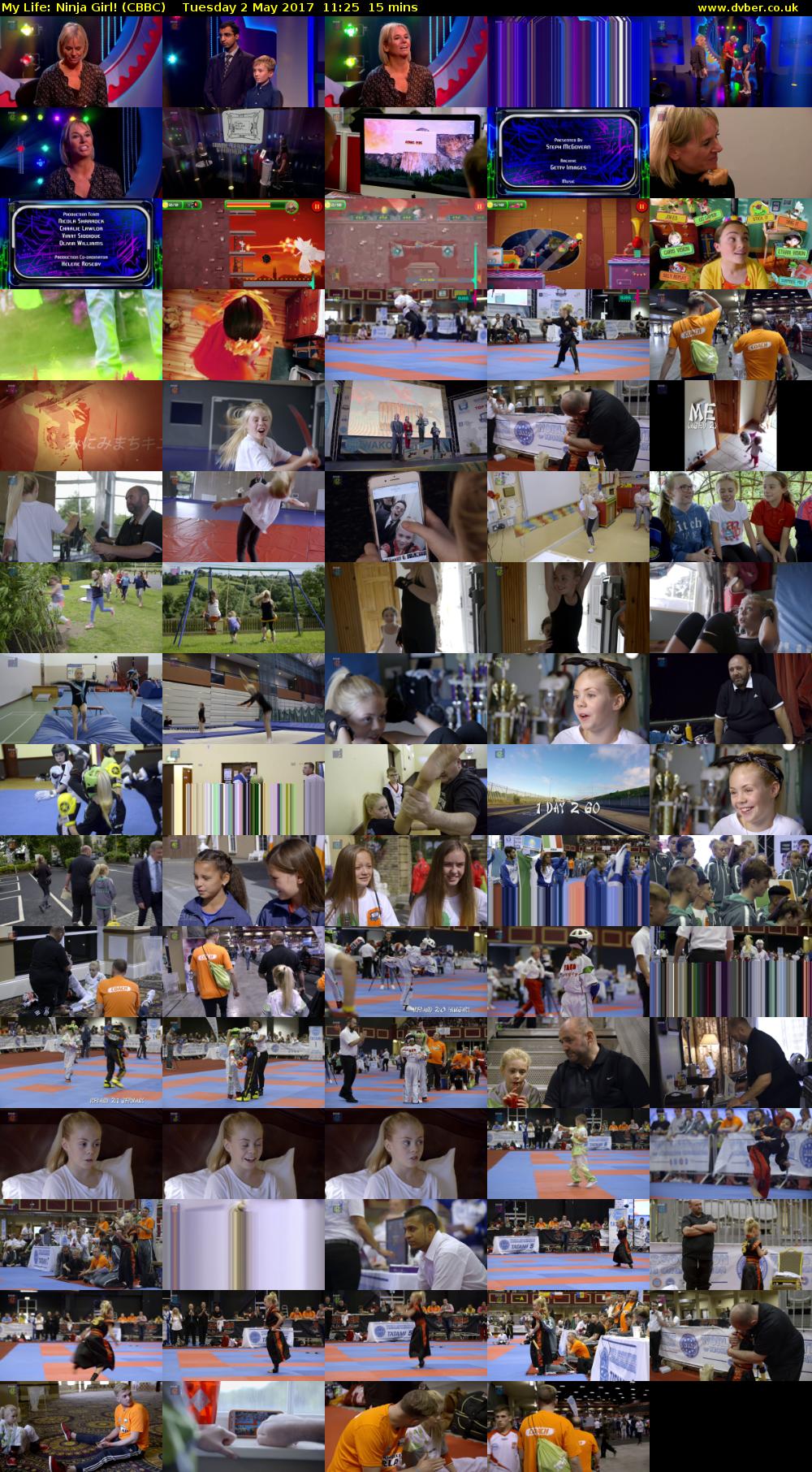 My Life: Ninja Girl! (CBBC) Tuesday 2 May 2017 11:25 - 11:40