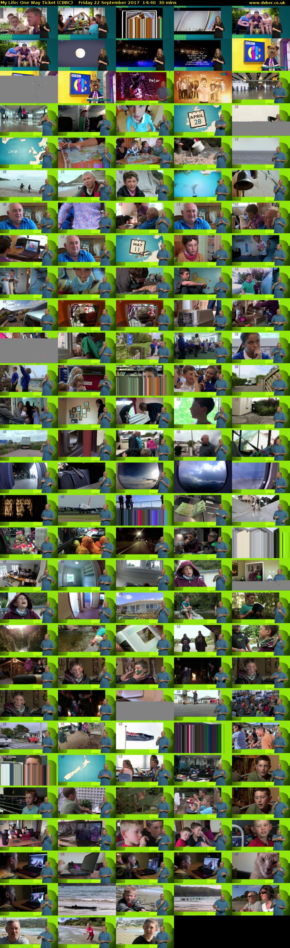 My Life: One Way Ticket (CBBC) Friday 22 September 2017 14:40 - 15:10