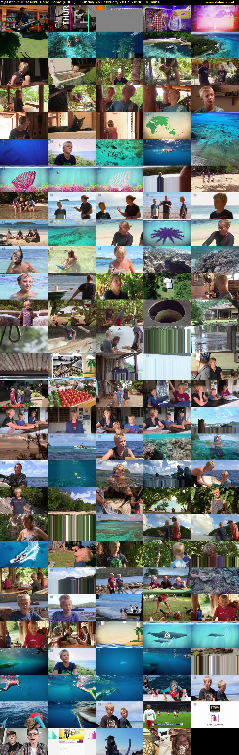 My Life: Our Desert Island Home (CBBC) Sunday 26 February 2017 20:00 - 20:30