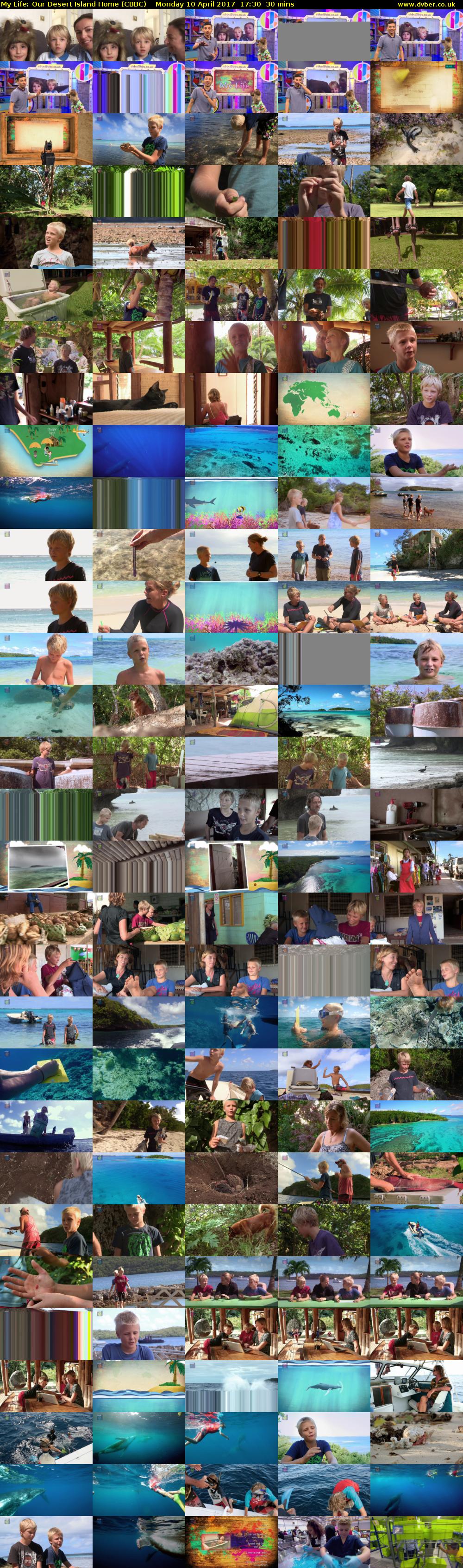 My Life: Our Desert Island Home (CBBC) Monday 10 April 2017 17:30 - 18:00