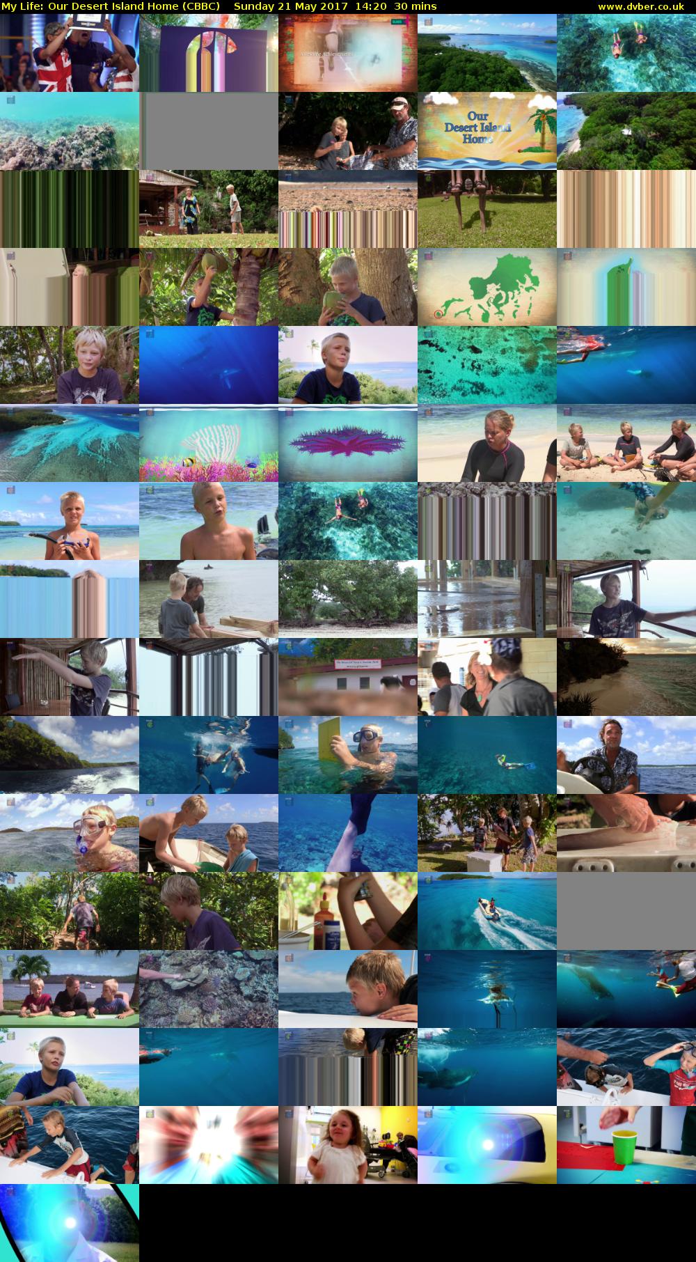 My Life: Our Desert Island Home (CBBC) Sunday 21 May 2017 14:20 - 14:50