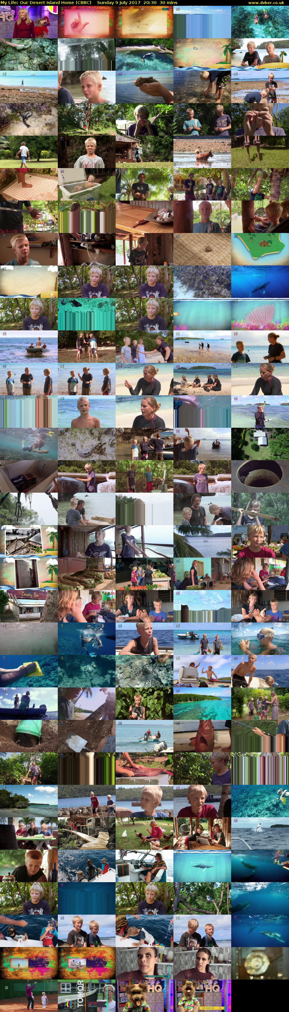 My Life: Our Desert Island Home (CBBC) Sunday 9 July 2017 20:30 - 21:00