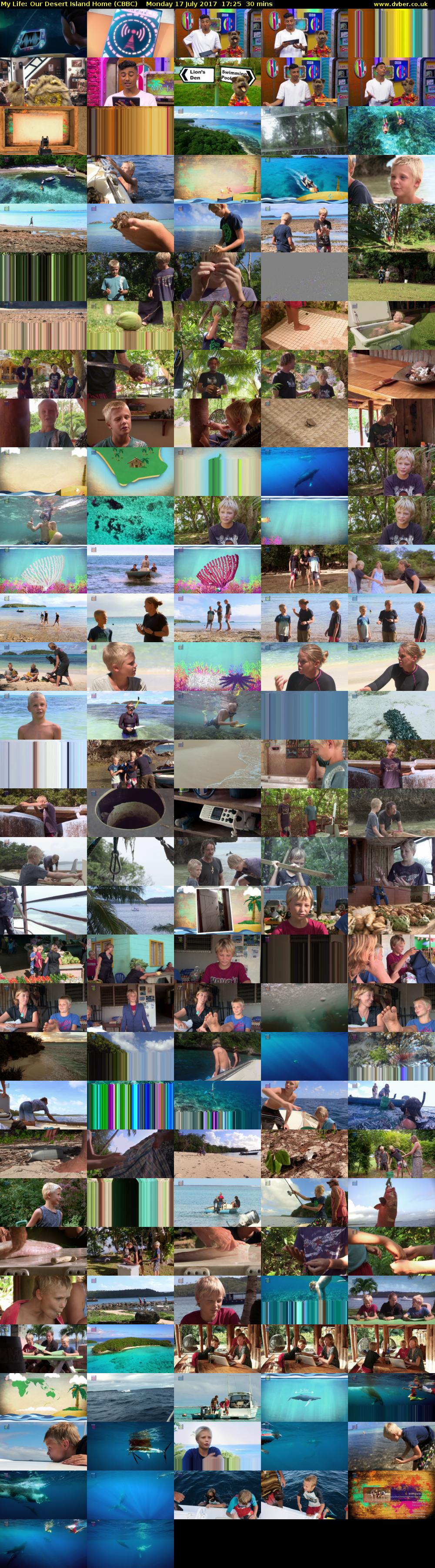 My Life: Our Desert Island Home (CBBC) Monday 17 July 2017 17:25 - 17:55