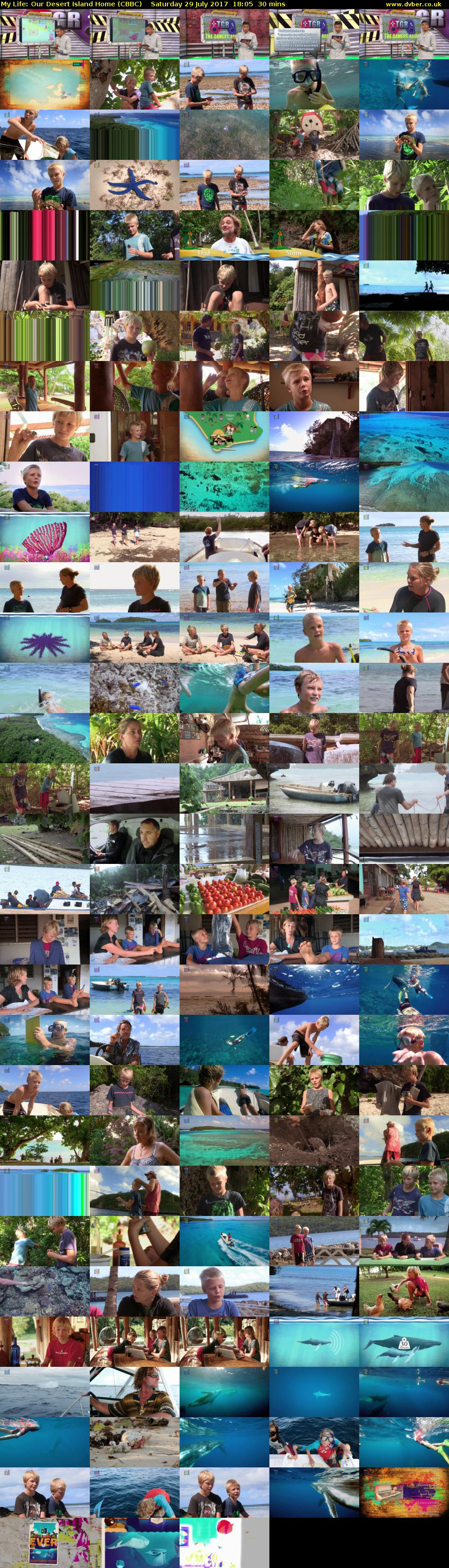 My Life: Our Desert Island Home (CBBC) Saturday 29 July 2017 18:05 - 18:35