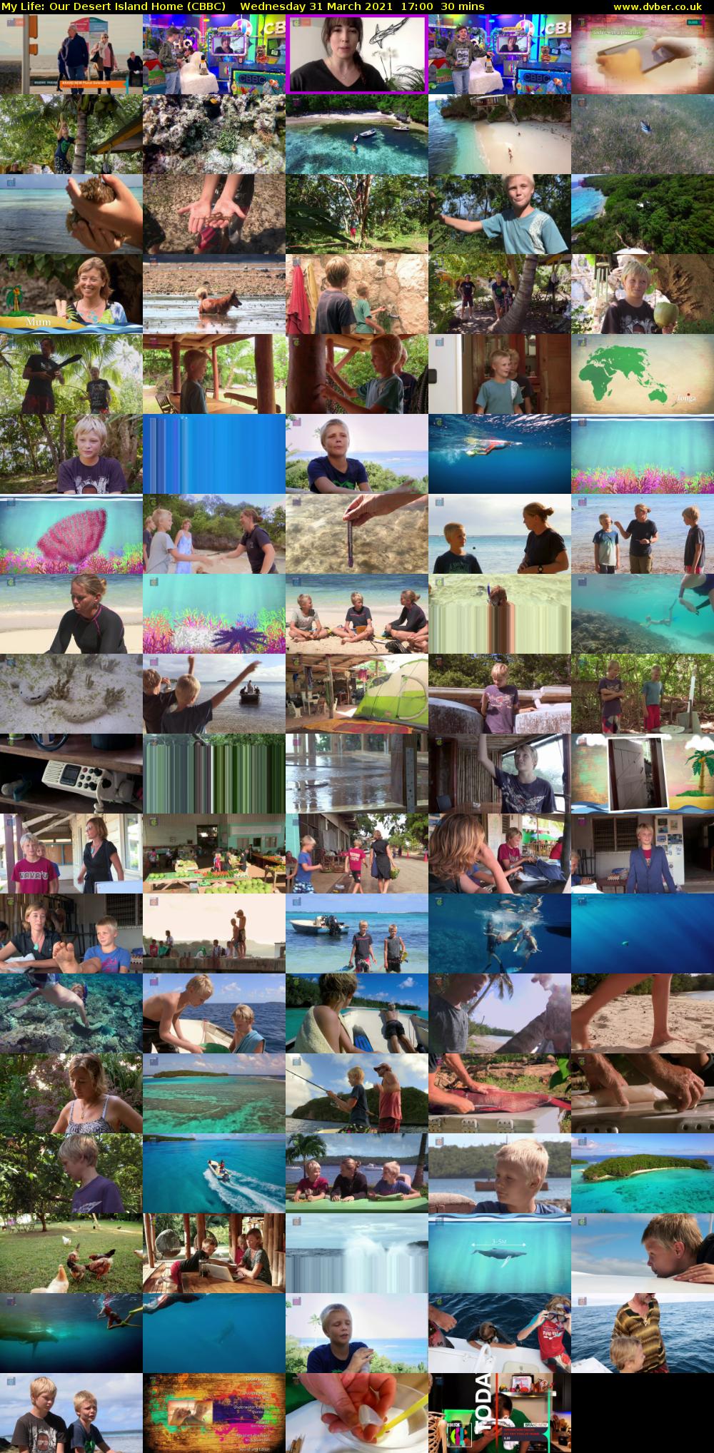 My Life: Our Desert Island Home (CBBC) Wednesday 31 March 2021 17:00 - 17:30