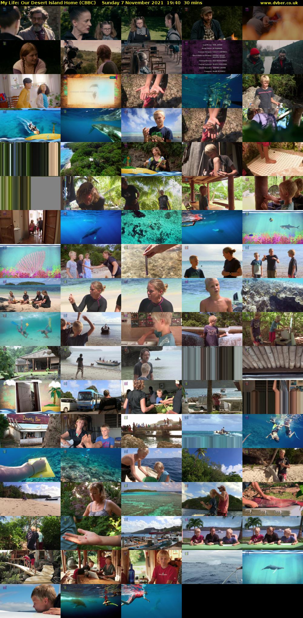 My Life: Our Desert Island Home (CBBC) Sunday 7 November 2021 19:40 - 20:10