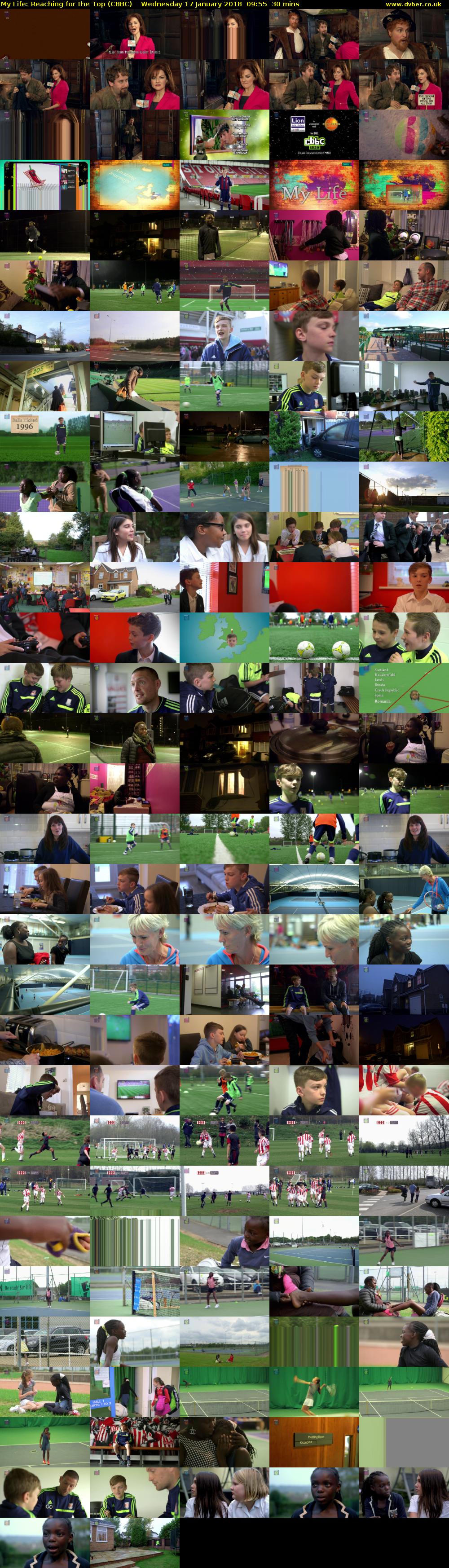 My Life: Reaching for the Top (CBBC) Wednesday 17 January 2018 09:55 - 10:25