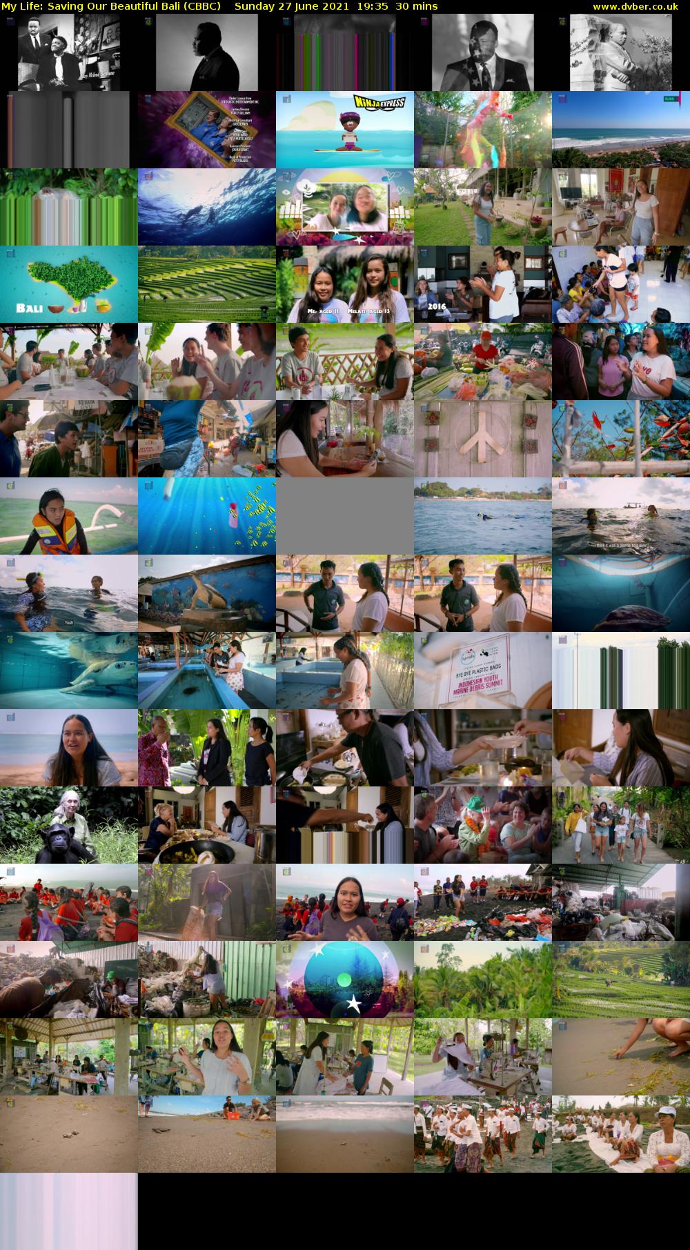 My Life: Saving Our Beautiful Bali (CBBC) Sunday 27 June 2021 19:35 - 20:05