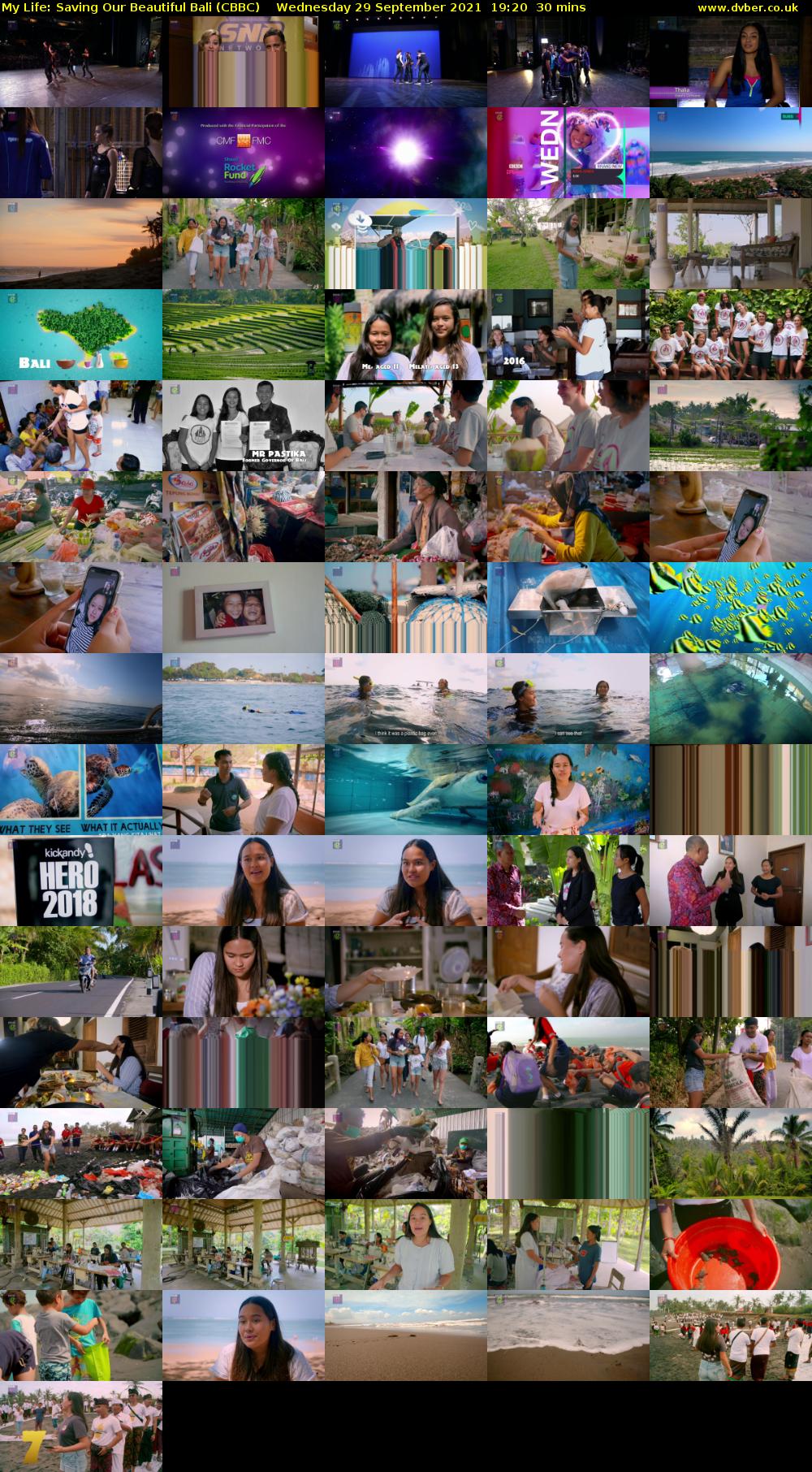 My Life: Saving Our Beautiful Bali (CBBC) Wednesday 29 September 2021 19:20 - 19:50