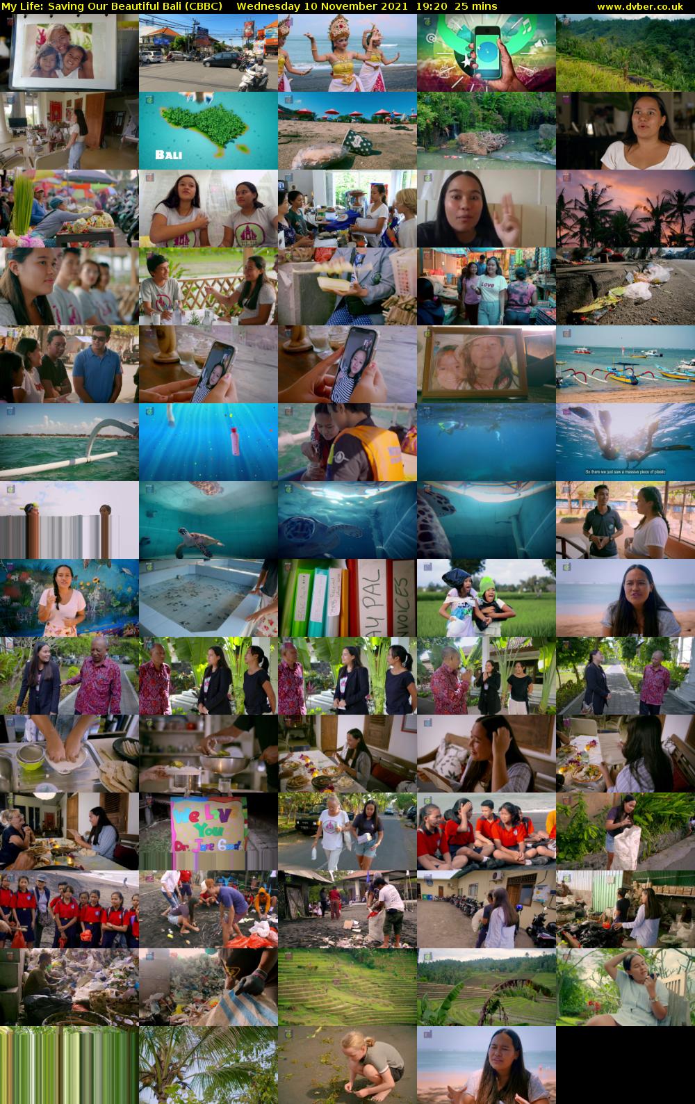 My Life: Saving Our Beautiful Bali (CBBC) Wednesday 10 November 2021 19:20 - 19:45