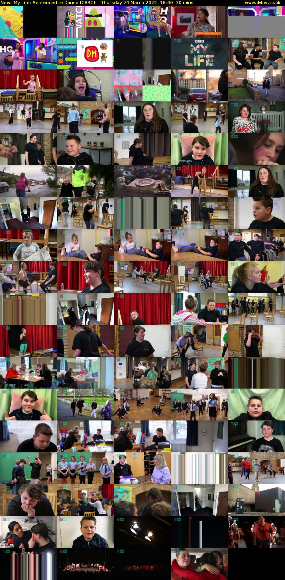 My Life: Sentenced to Dance (CBBC) Thursday 24 March 2022 18:00 - 18:30