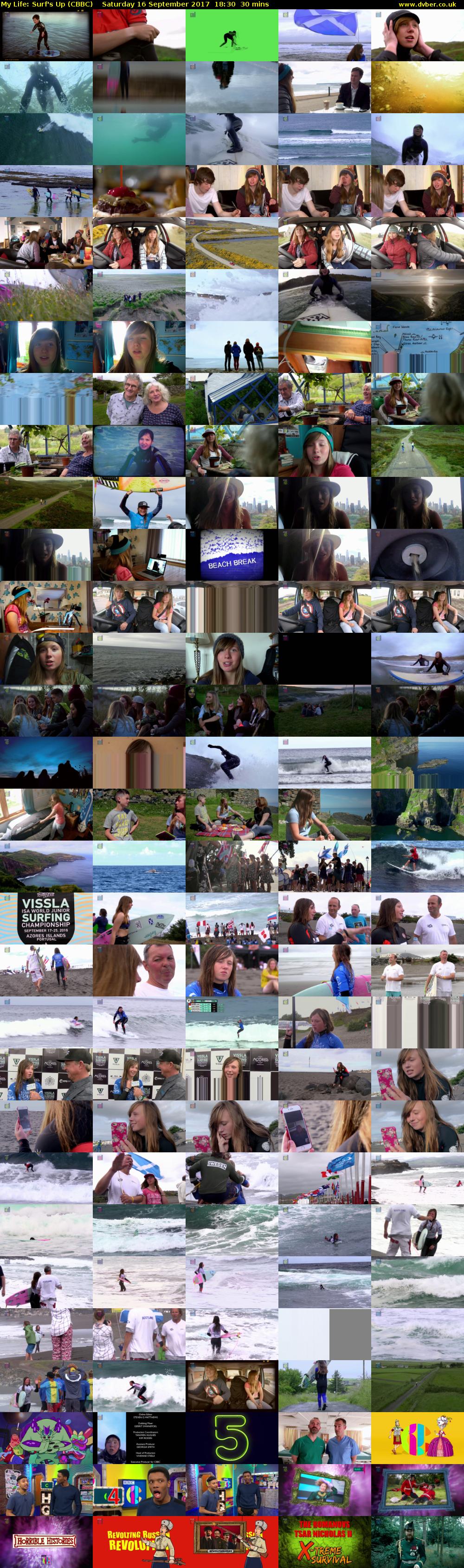 My Life: Surf's Up (CBBC) Saturday 16 September 2017 18:30 - 19:00