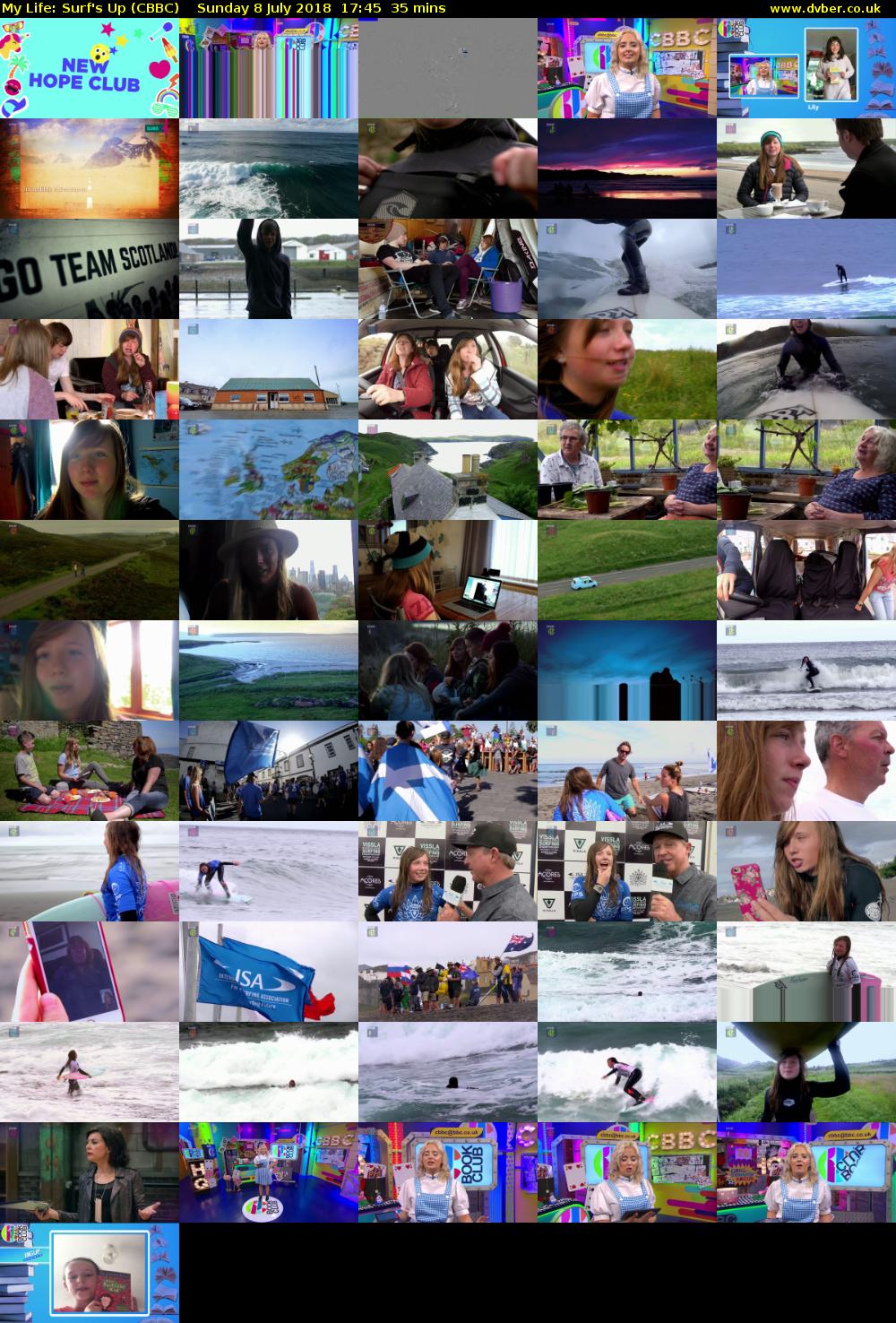 My Life: Surf's Up (CBBC) Sunday 8 July 2018 17:45 - 18:20