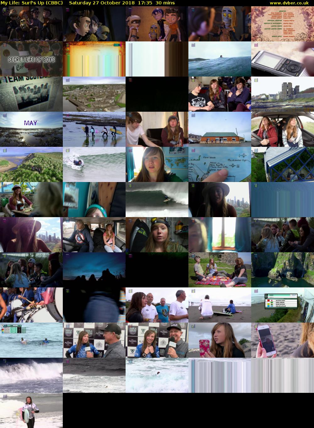 My Life: Surf's Up (CBBC) Saturday 27 October 2018 17:35 - 18:05