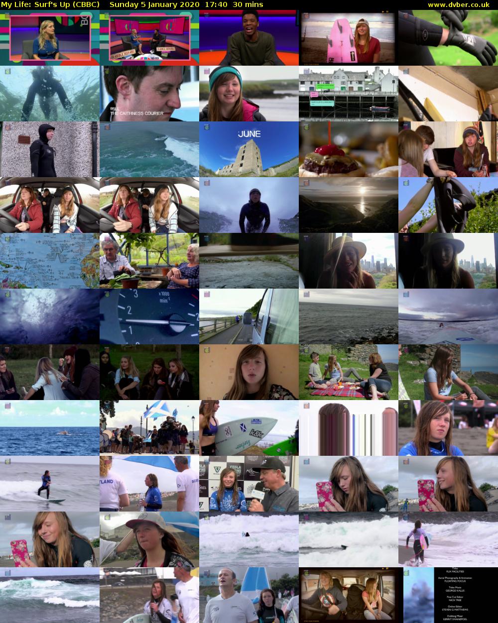 My Life: Surf's Up (CBBC) Sunday 5 January 2020 17:40 - 18:10