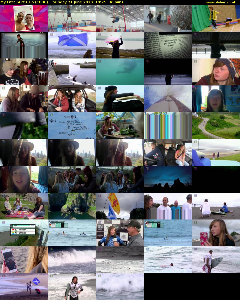 My Life: Surf's Up (CBBC) Sunday 21 June 2020 10:25 - 10:55