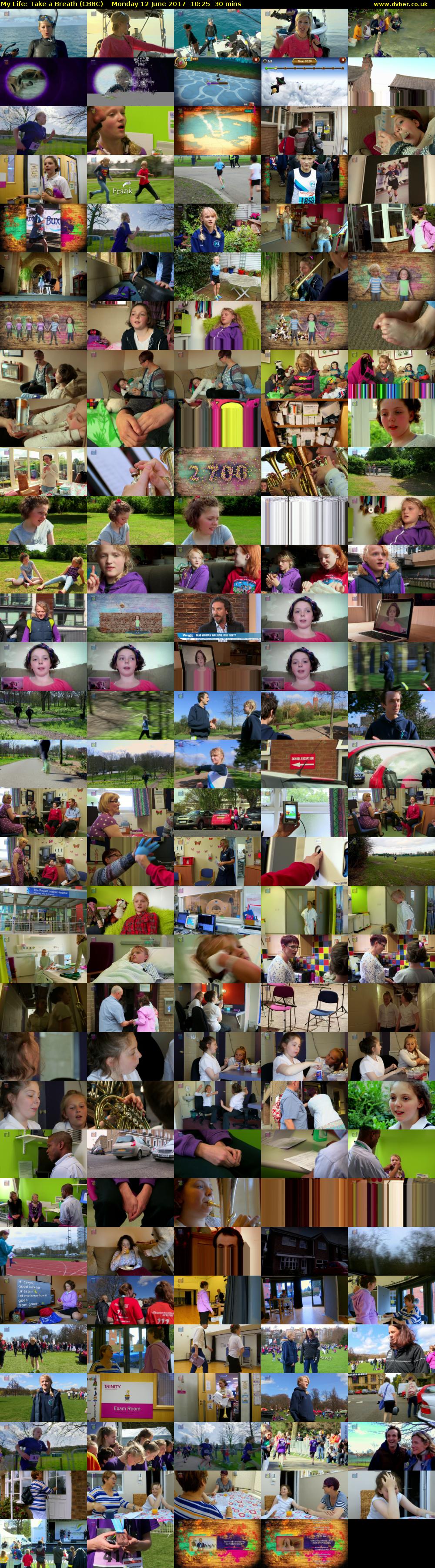 My Life: Take a Breath (CBBC) Monday 12 June 2017 10:25 - 10:55
