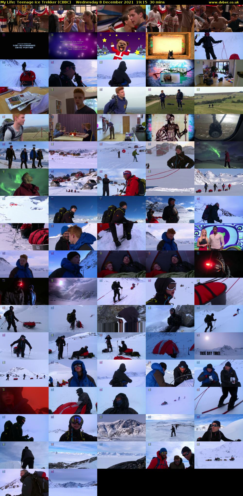 My Life: Teenage Ice Trekker (CBBC) Wednesday 8 December 2021 19:15 - 19:45