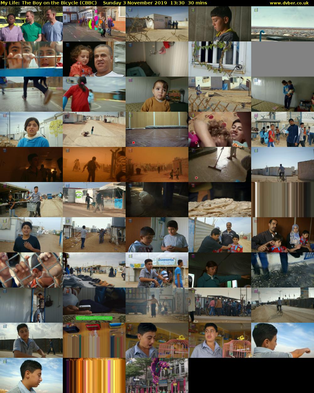 My Life: The Boy on the Bicycle (CBBC) Sunday 3 November 2019 13:30 - 14:00