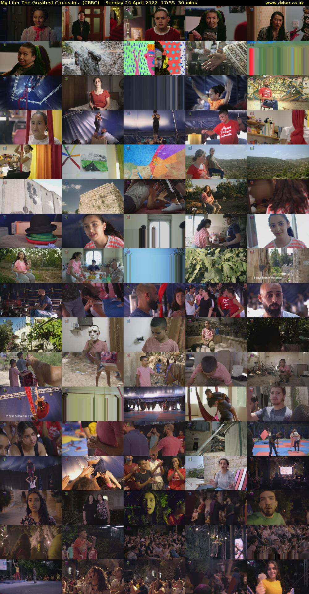 My Life: The Greatest Circus in... (CBBC) Sunday 24 April 2022 17:55 - 18:25