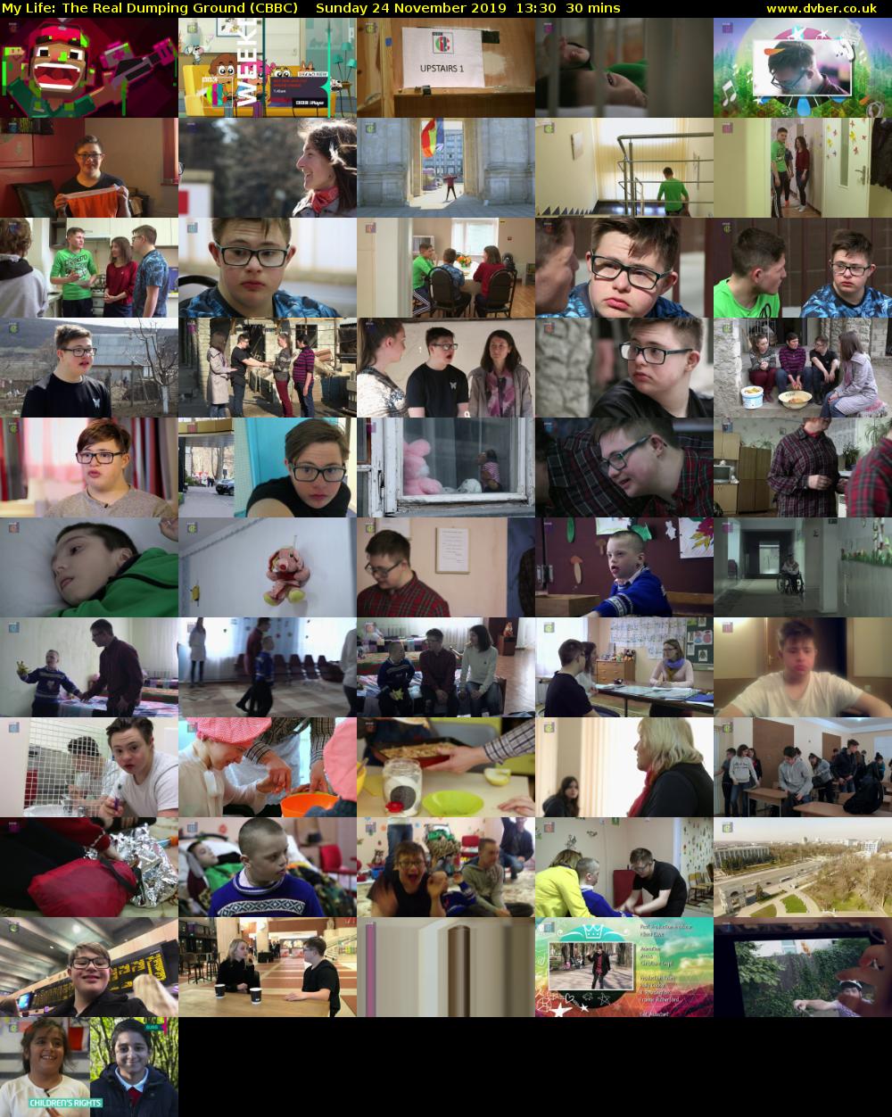 My Life: The Real Dumping Ground (CBBC) Sunday 24 November 2019 13:30 - 14:00