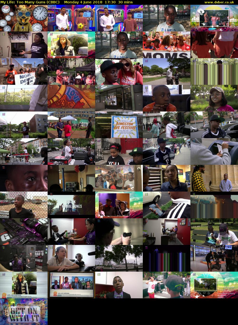 My Life: Too Many Guns (CBBC) Monday 4 June 2018 17:30 - 18:00