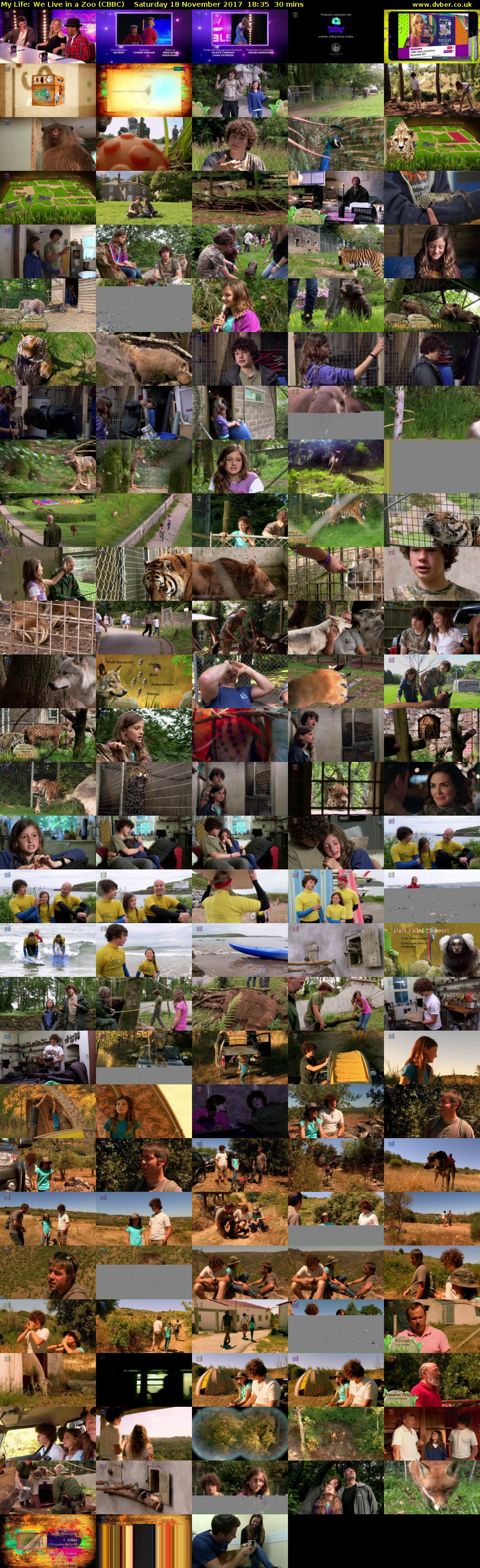My Life: We Live in a Zoo (CBBC) Saturday 18 November 2017 18:35 - 19:05
