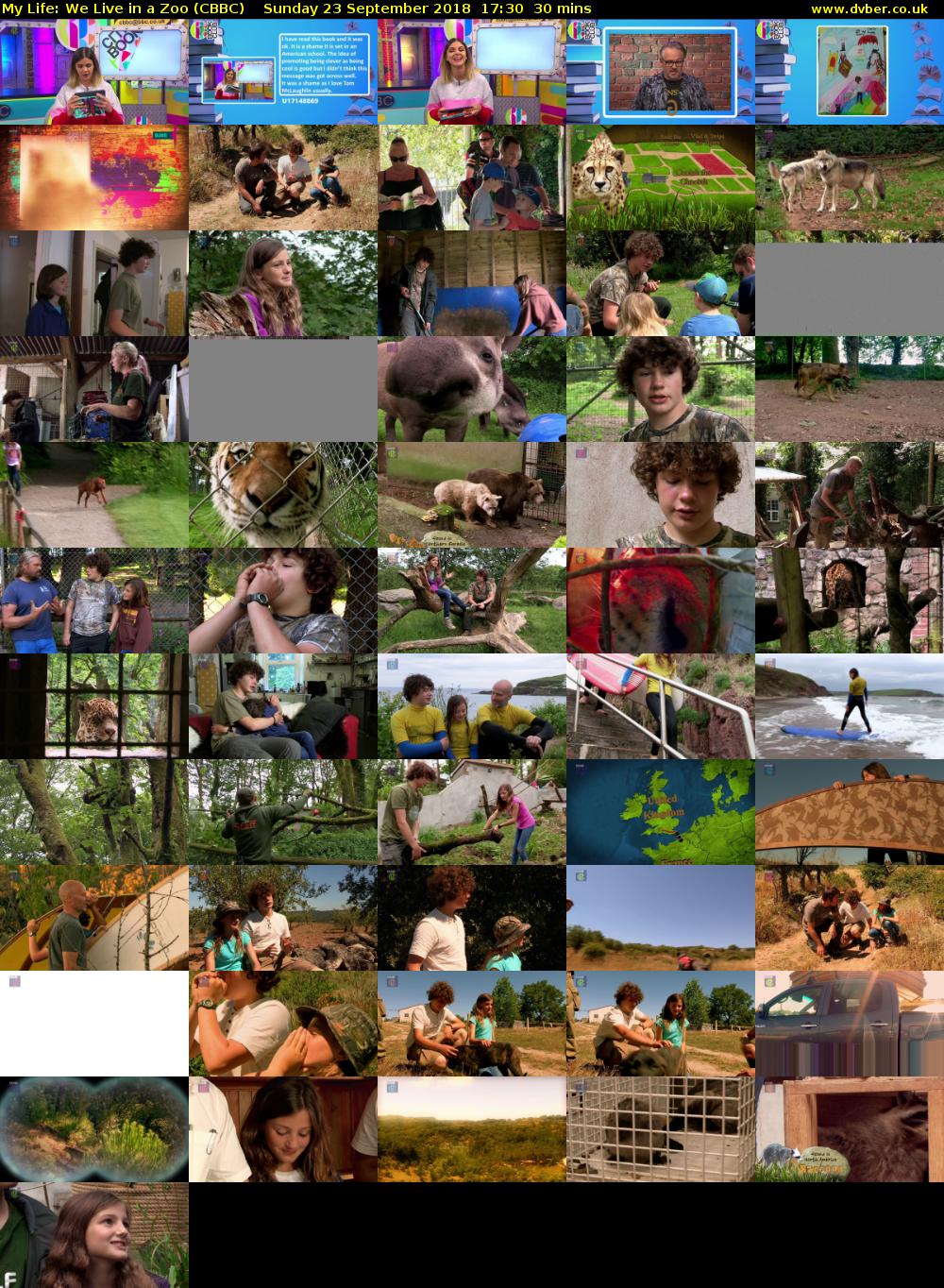 My Life: We Live in a Zoo (CBBC) Sunday 23 September 2018 17:30 - 18:00