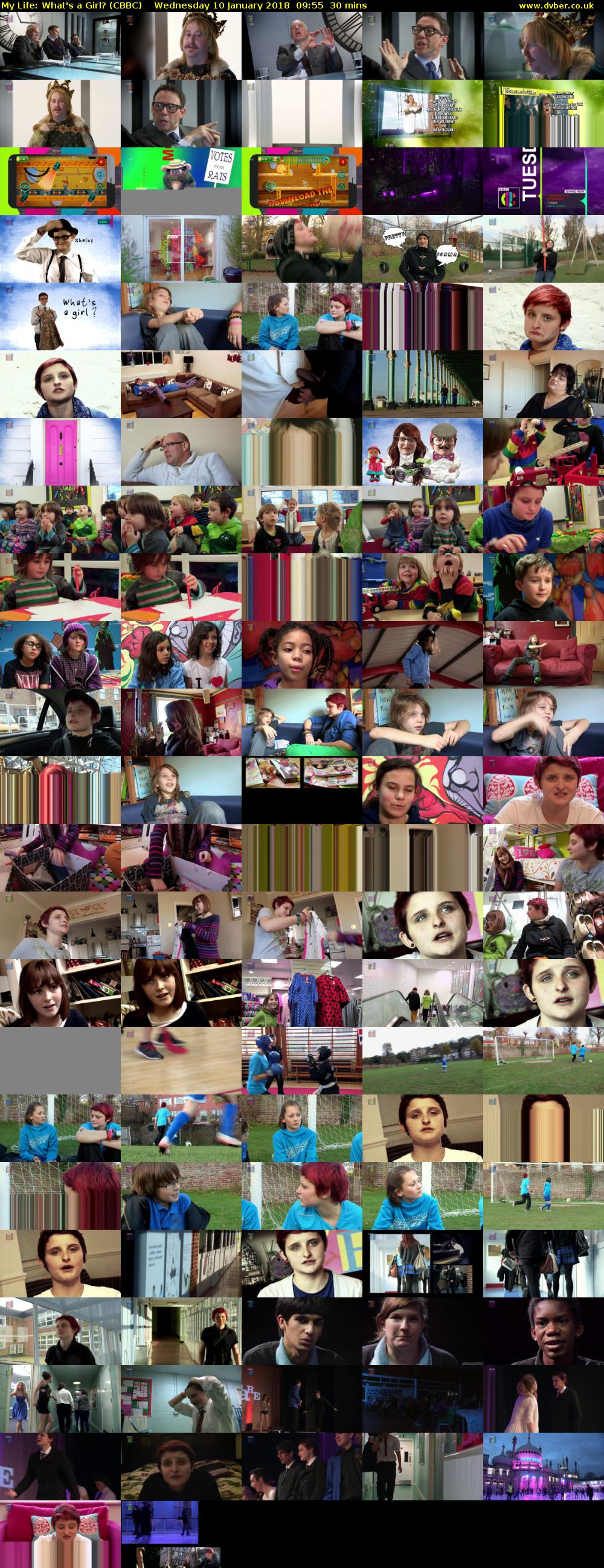My Life: What's a Girl? (CBBC) Wednesday 10 January 2018 09:55 - 10:25