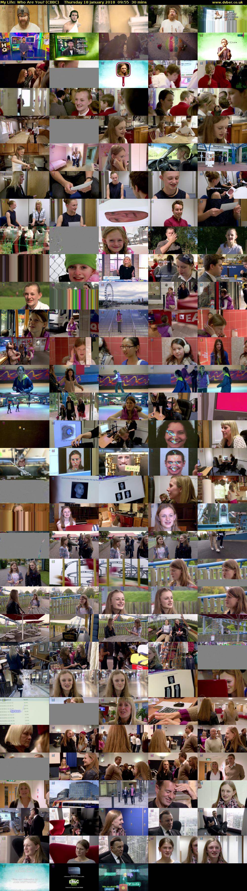 My Life: Who Are You? (CBBC) Thursday 18 January 2018 09:55 - 10:25