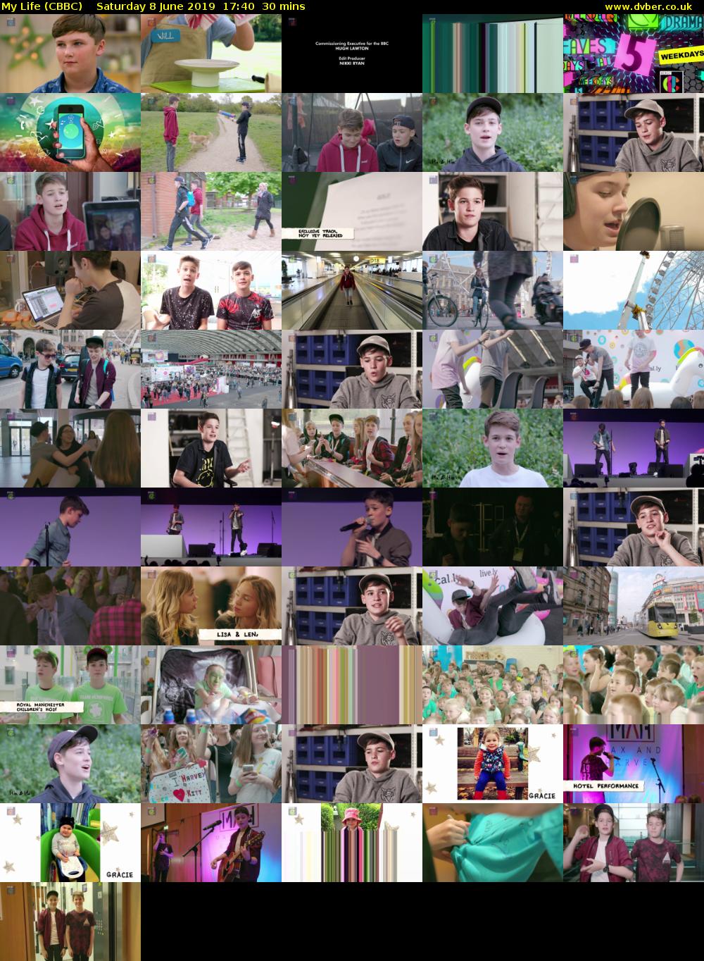 My Life (CBBC) Saturday 8 June 2019 17:40 - 18:10