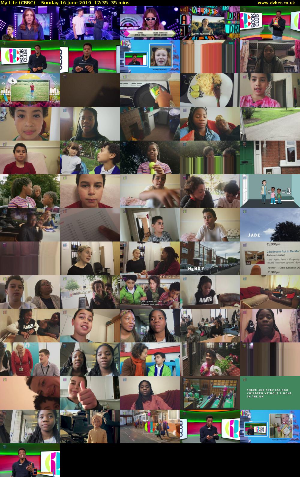My Life (CBBC) Sunday 16 June 2019 17:35 - 18:10