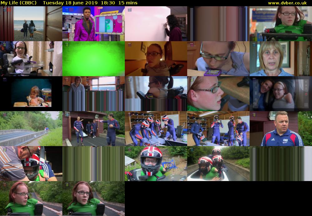 My Life (CBBC) Tuesday 18 June 2019 18:30 - 18:45