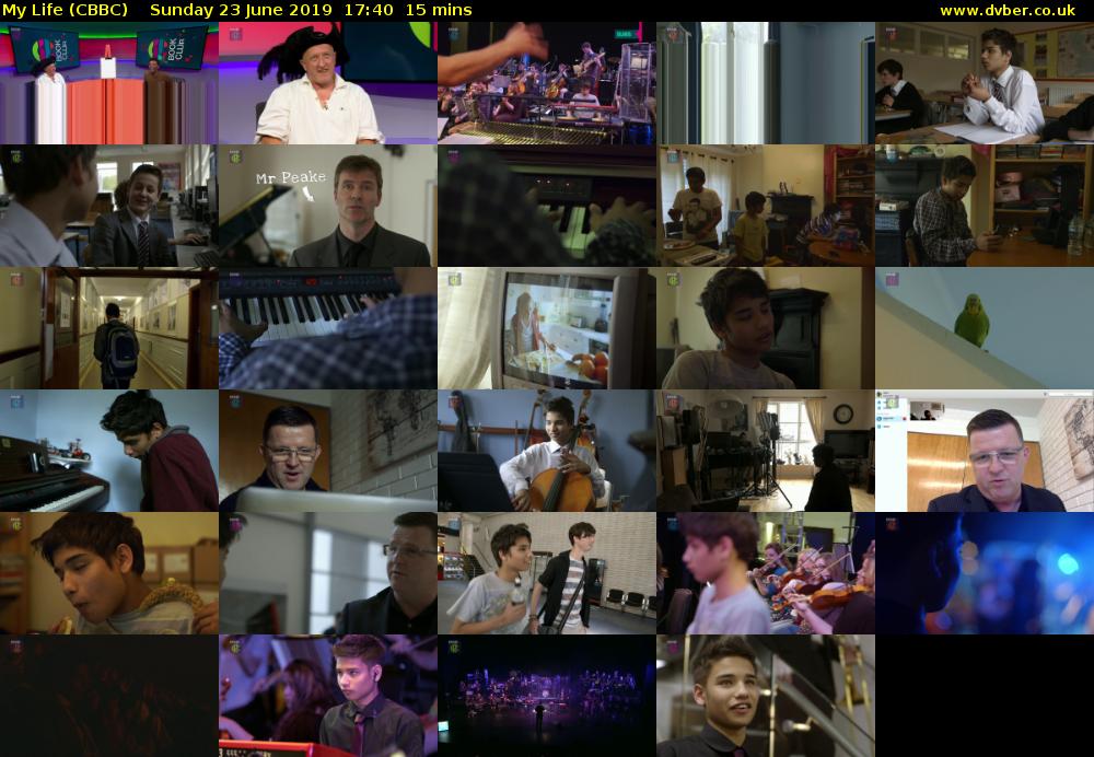 My Life (CBBC) Sunday 23 June 2019 17:40 - 17:55